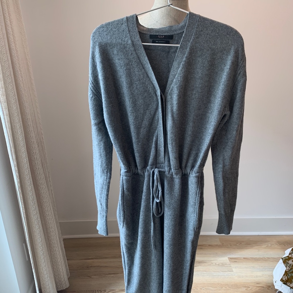 Grey cashmere jumpsuit - Picture 1 of 10